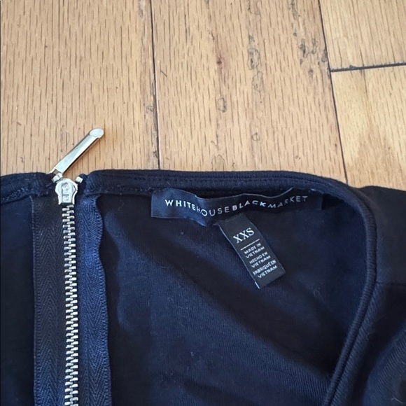 White House Black Market Black | Little Black Dress with Bell Sleeves | size XXS - Picture 2 of 4